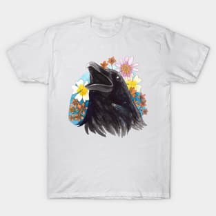 Floral Raven T-Shirt